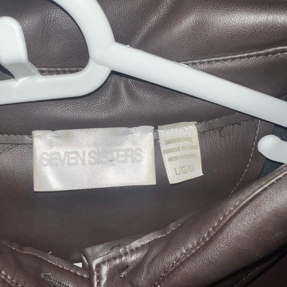 WOMEN FAUX LEATHER JACKET - Picture 5 of 6